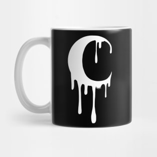 Dripping Moon (White Version) Mug